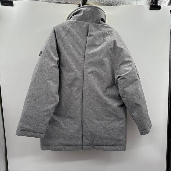 Tommy Hilfiger Men's Gray TH Storm Water Resistant Field Down Jacket Size L - Picture 5 of 14